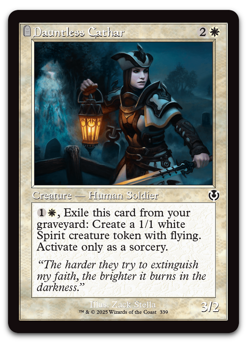 Dauntless Cathar (Retro Frame) (Innistrad Remastered)