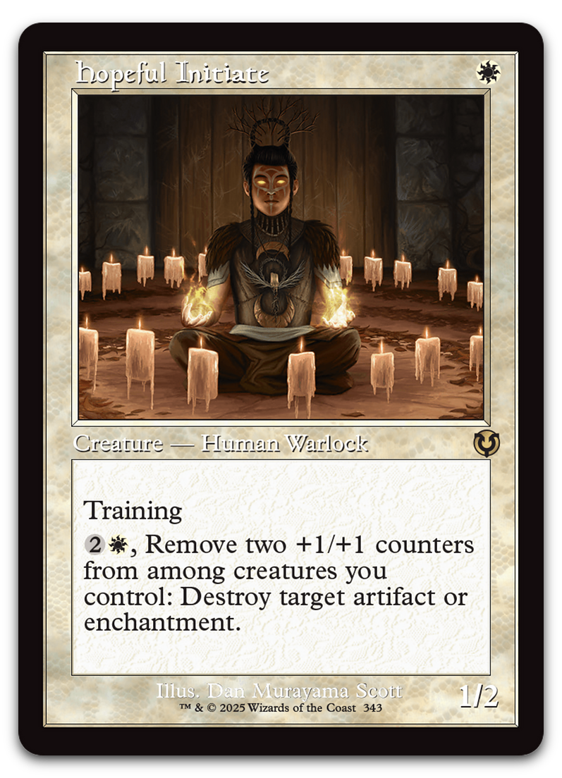 Hopeful Initiate (Retro Frame) (Innistrad Remastered)