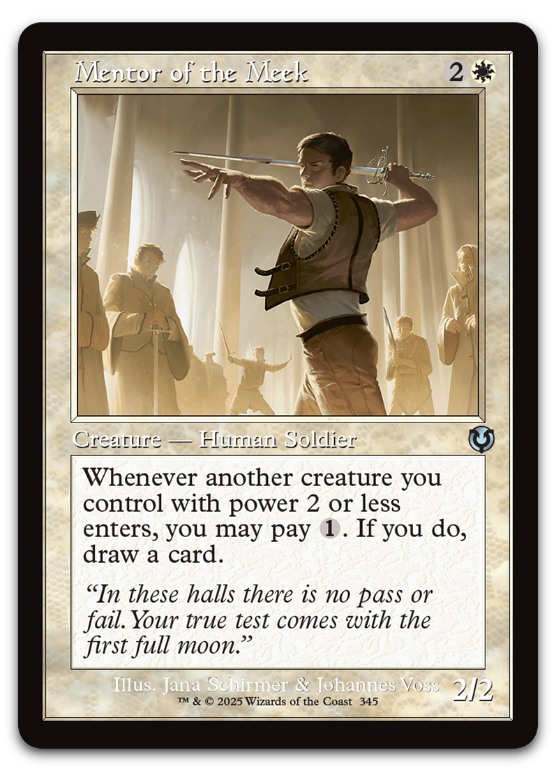 Mentor of the Meek (Retro Frame) (Innistrad Remastered)