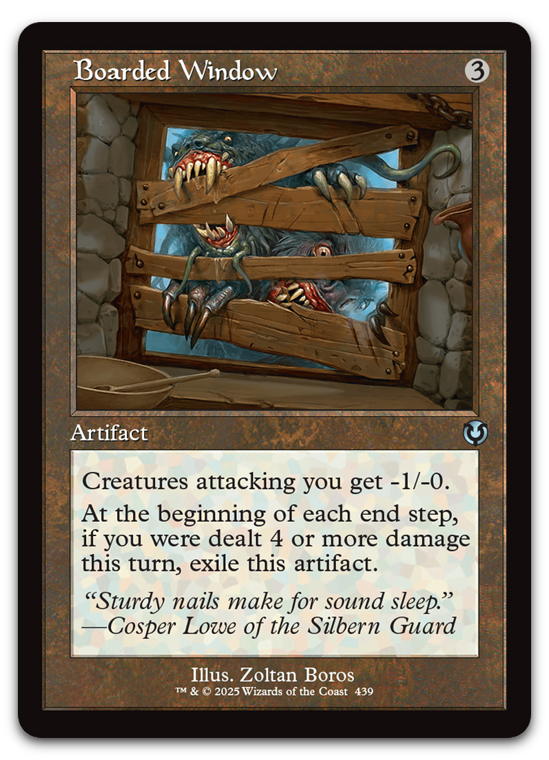 Boarded Window (Retro Frame) (Innistrad Remastered)