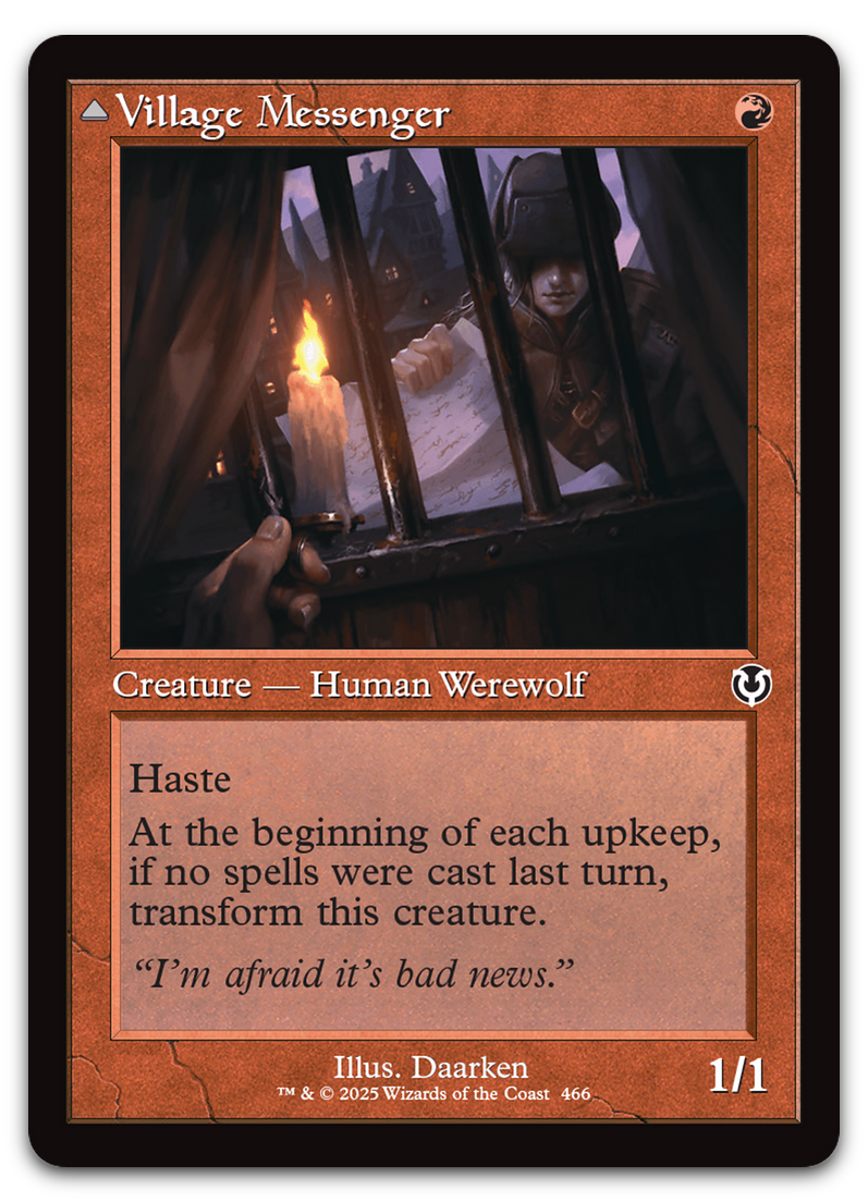 Village Messenger (Retro Frame) (Innistrad Remastered)