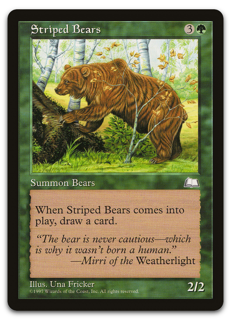 Striped Bears (Weatherlight)