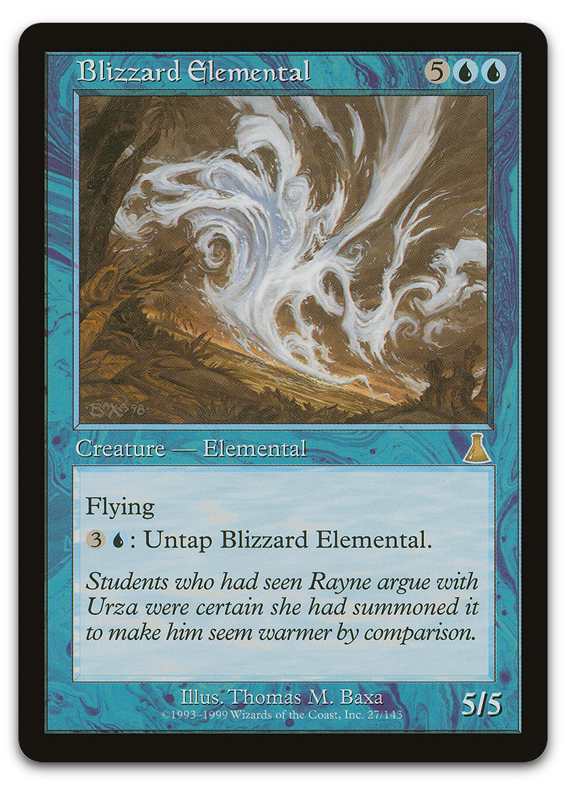 Blizzard Elemental (Urza's Destiny)