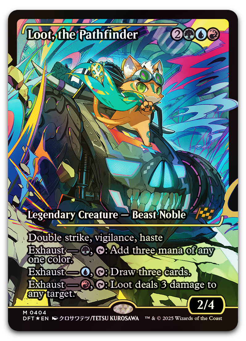 Loot, the Pathfinder (Showcase) (Aetherdrift)