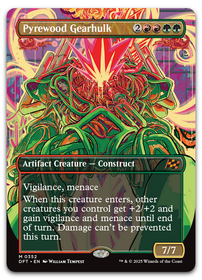 Pyrewood Gearhulk (Borderless) (Aetherdrift)