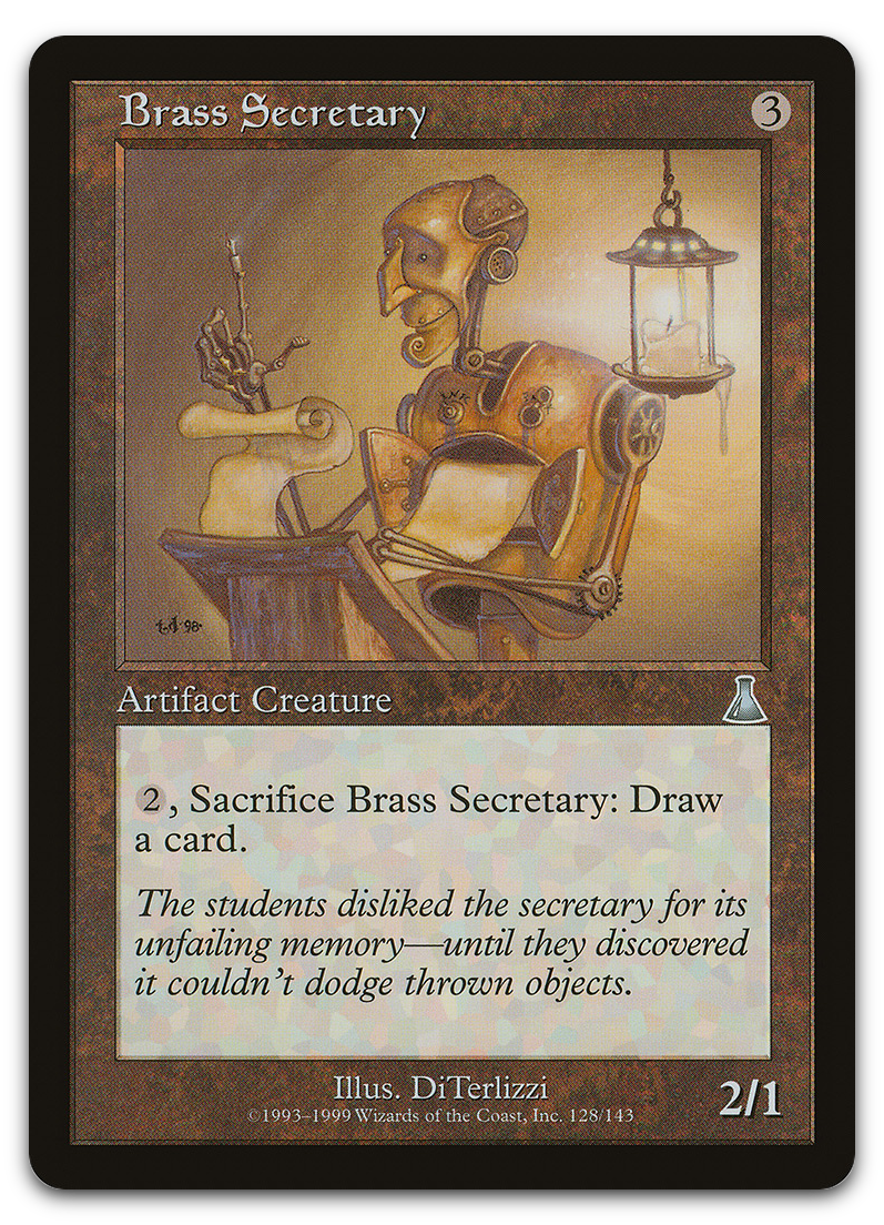 Brass Secretary (Urza's Destiny)