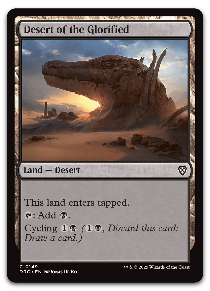 Desert of the Glorified (Commander: Aetherdrift)