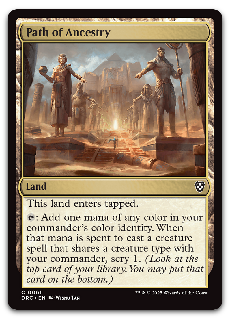 Path of Ancestry (0061) (Commander: Aetherdrift)