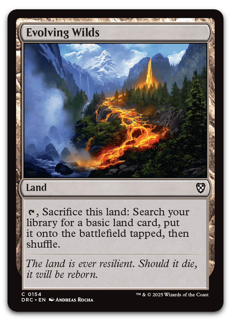 Evolving Wilds (0154) (Commander: Aetherdrift)