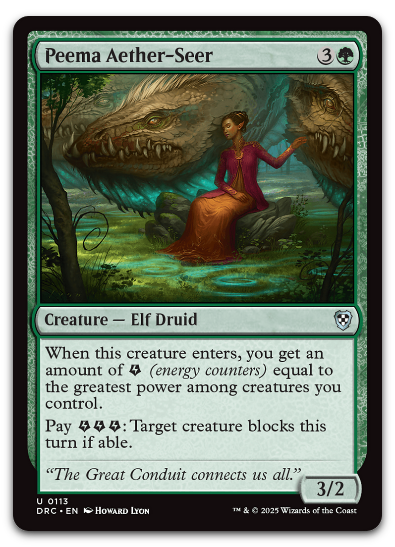 Peema Aether-Seer (Commander: Aetherdrift)