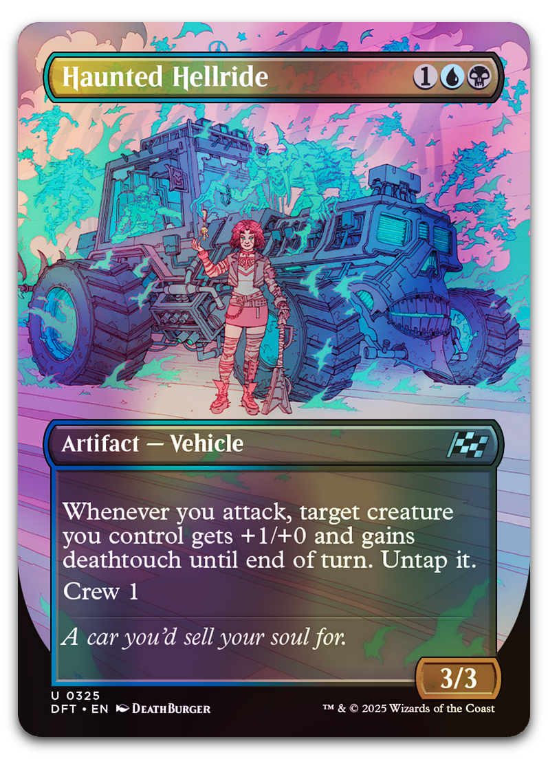 Haunted Hellride (Borderless) (Aetherdrift)
