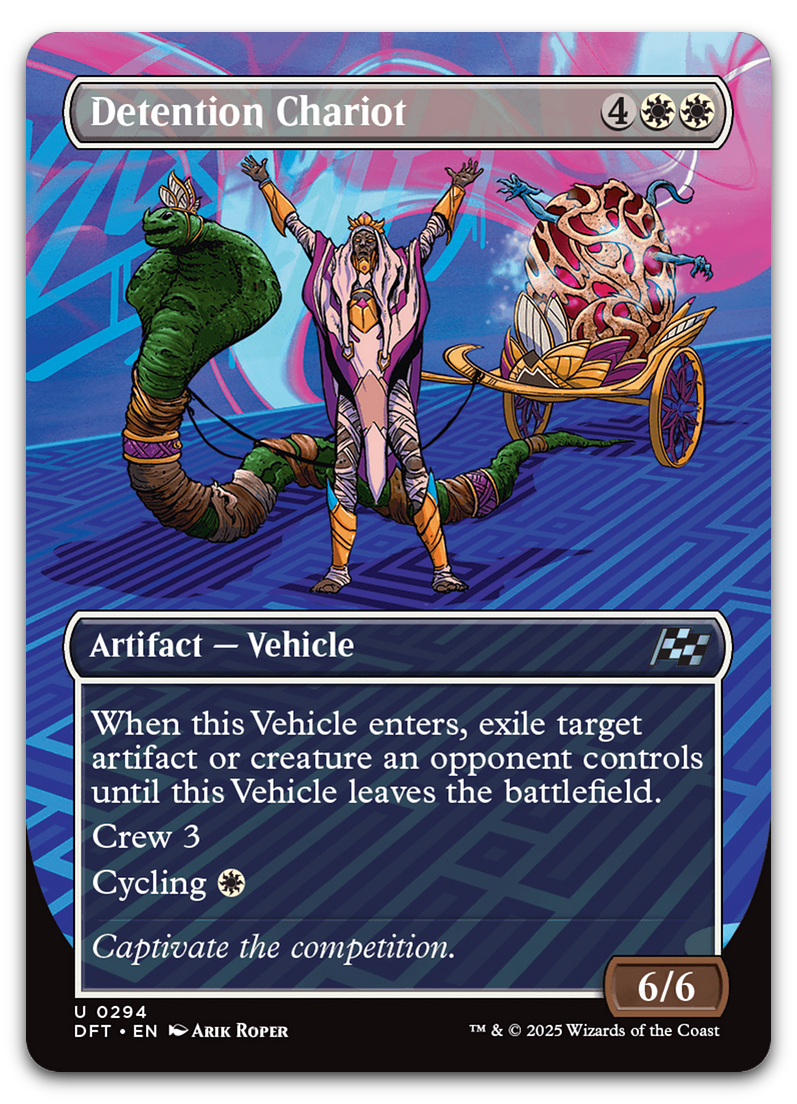 Detention Chariot (Borderless) (Aetherdrift)