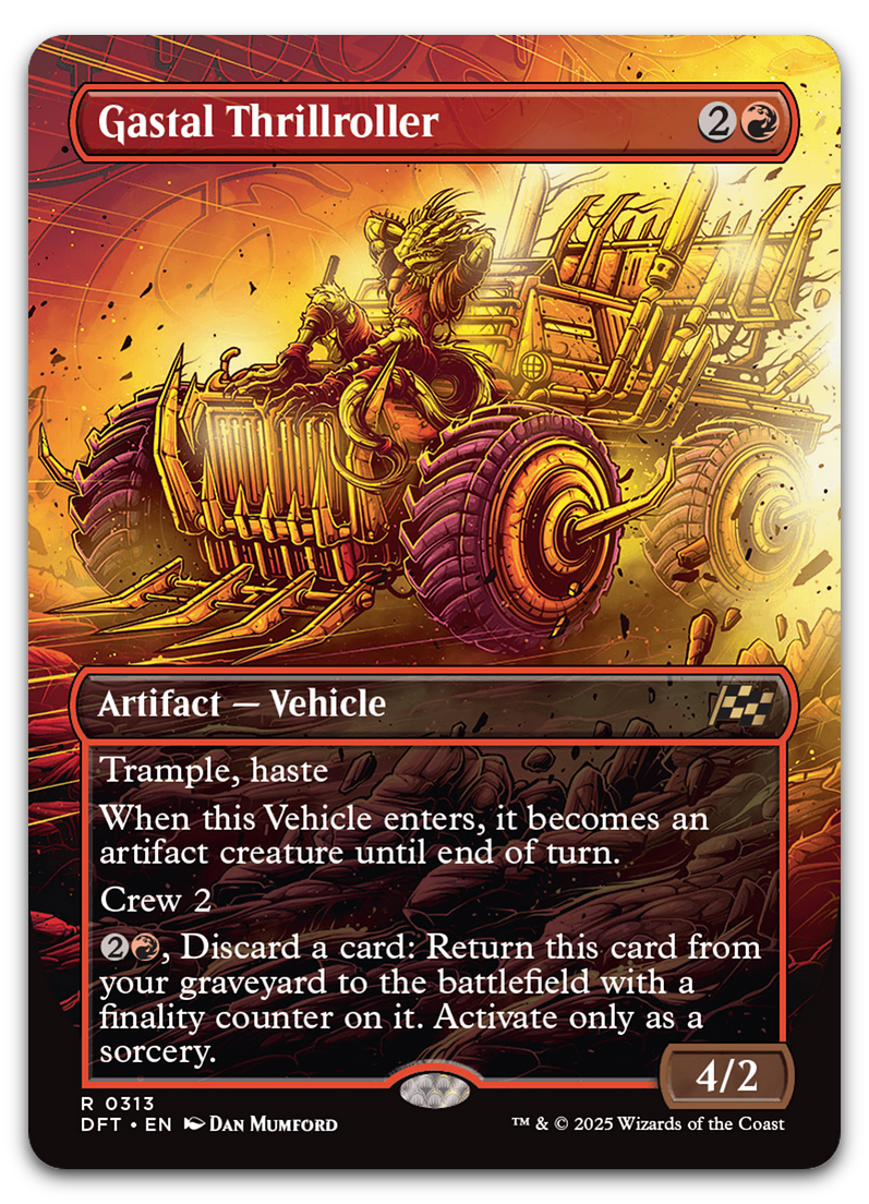 Gastal Thrillroller (Borderless) (Aetherdrift)
