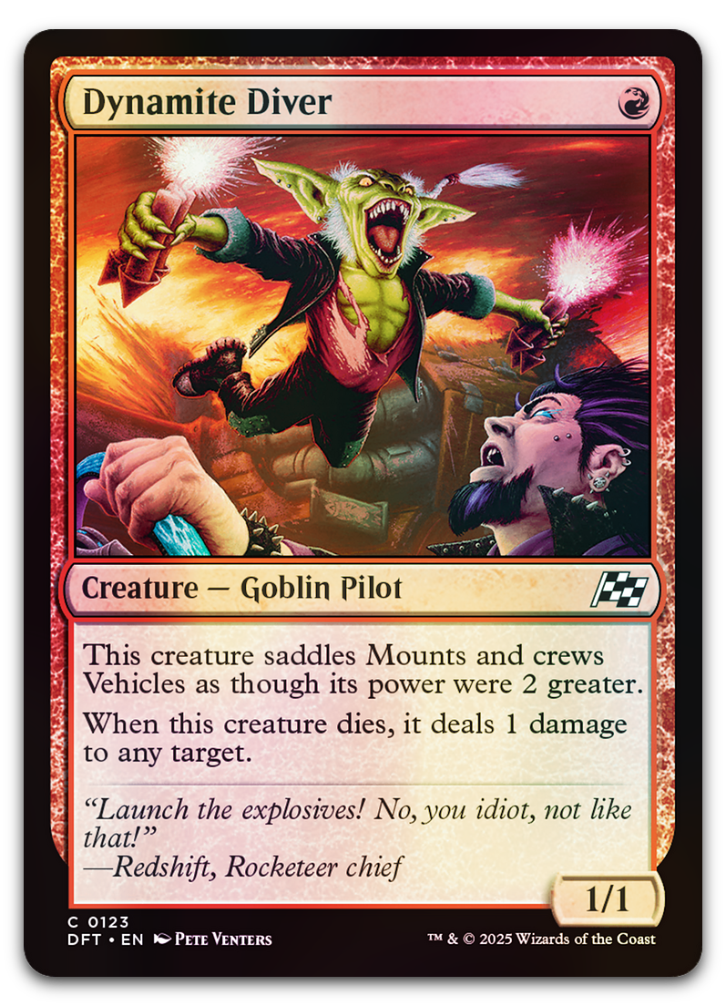 Dynamite Diver (Aetherdrift)