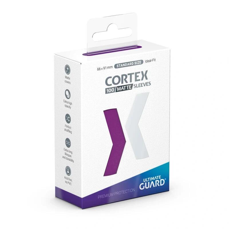 Ultimate Guard Cortex Sleeves Standard Size Matte - Purple (100-Pack)