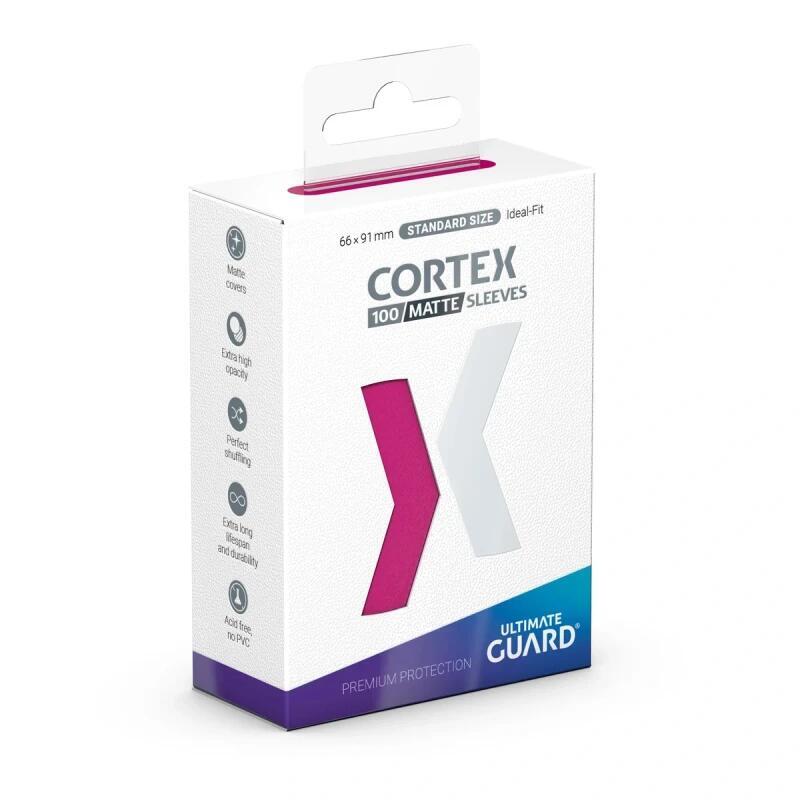 Card Sleeves: Cortex Standard Size- Matte Pink (100 ct.)