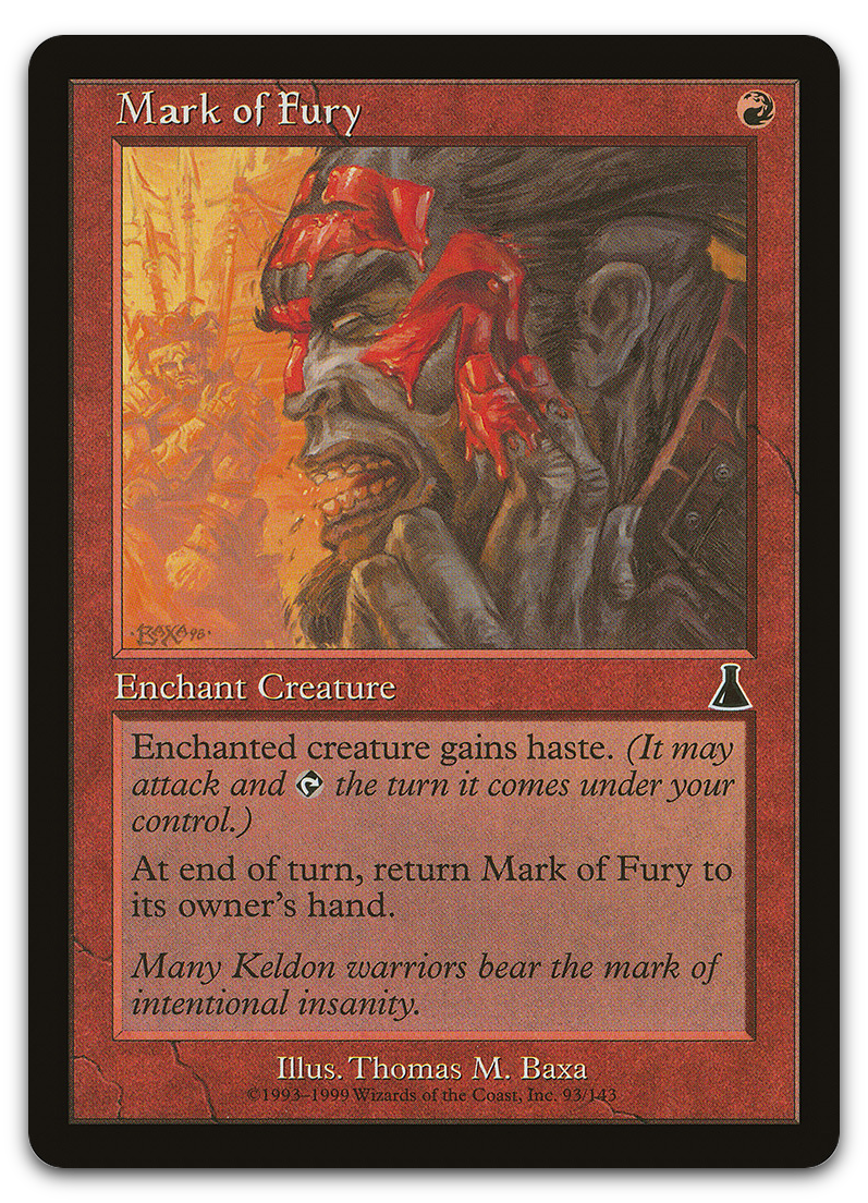 Mark of Fury (Urza's Destiny)