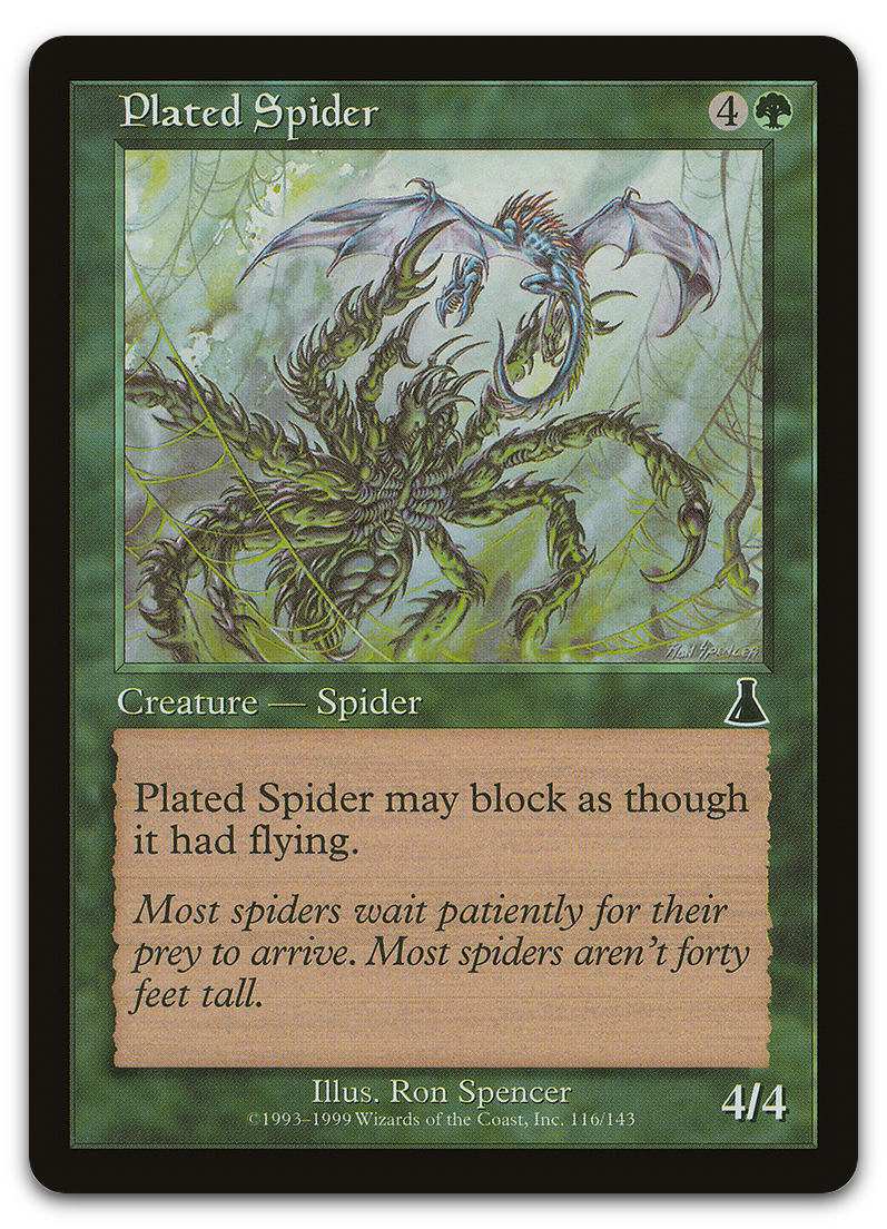 Plated Spider (Urza's Destiny)