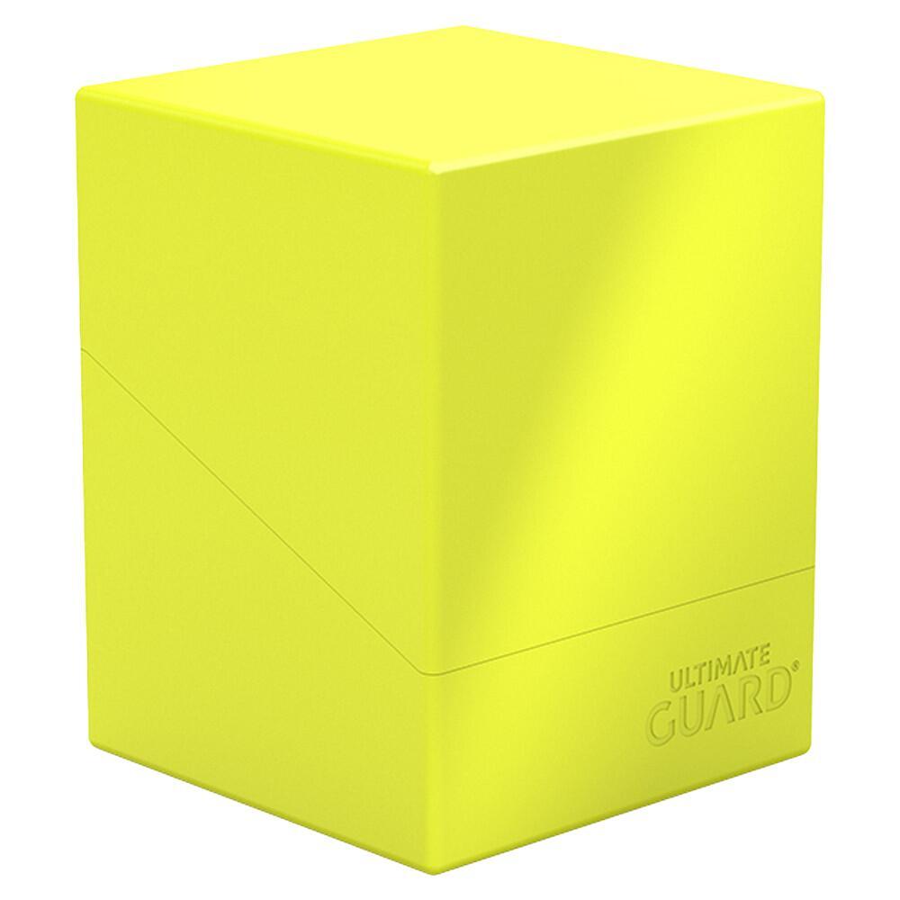 Boulder Deck Case 100+ - Solid Neon Yellow - Ultimate Guard Deck Boxes