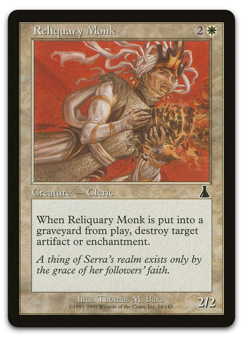 Reliquary Monk (Urza's Destiny)