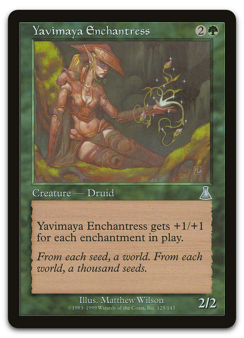 Yavimaya Enchantress (Urza's Destiny)