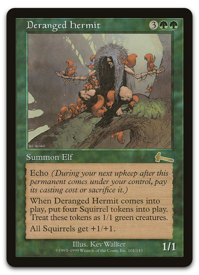 Deranged Hermit (Urza's Legacy)
