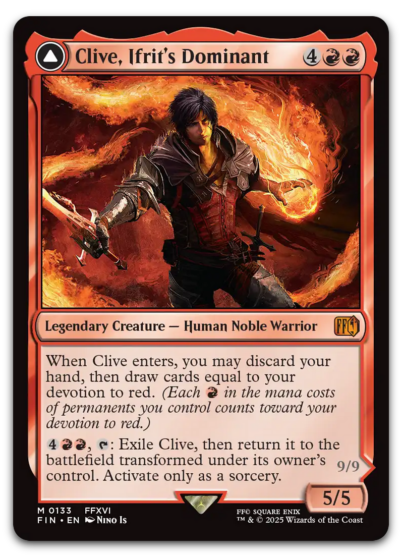 Clive, Ifrit's Dominant (FINAL FANTASY) – Cardsurfer Games