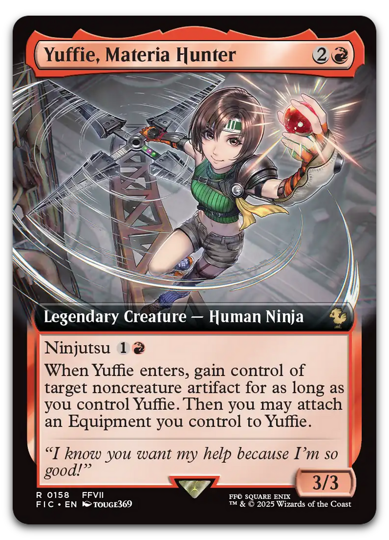 Yuffie, Materia Hunter (Extended Art) (Commander: FINAL FANTASY) –  Cardsurfer Games