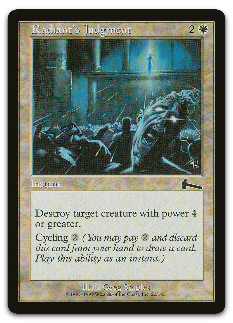 Radiant's Judgment (Urza's Legacy)
