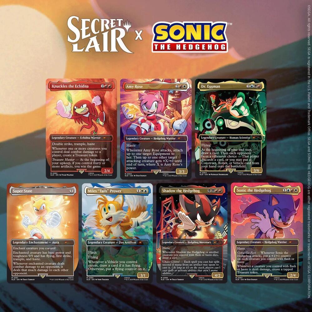 Secret Lair x Sonic the Hedgehog Superdrop: Friends & Foes (NON-FOIL)