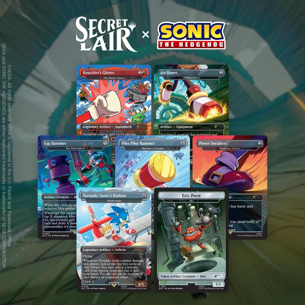 Secret Lair x Sonic the Hedgehog Superdrop: Turbo Gear (NON-FOIL)