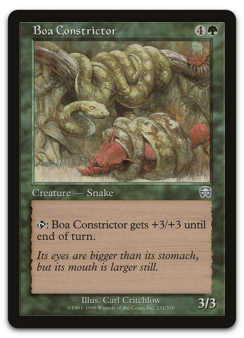 Boa Constrictor (Mercadian Masques)