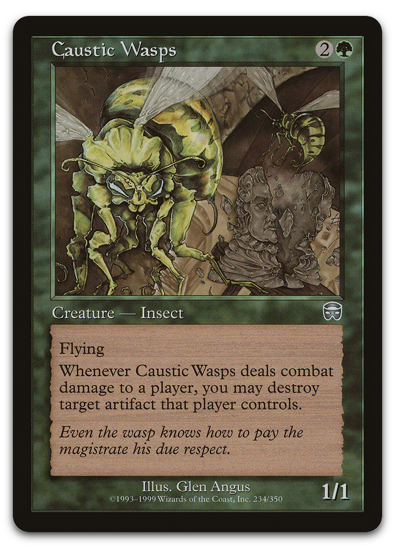 Caustic Wasps (Mercadian Masques)