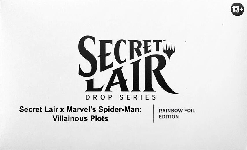 Secret Lair Drop: Secret Lair x Marvel's Spider-Man: Villainous Plots - Rainbow Foil Edition - Secret Lair Drop Series (SLD)