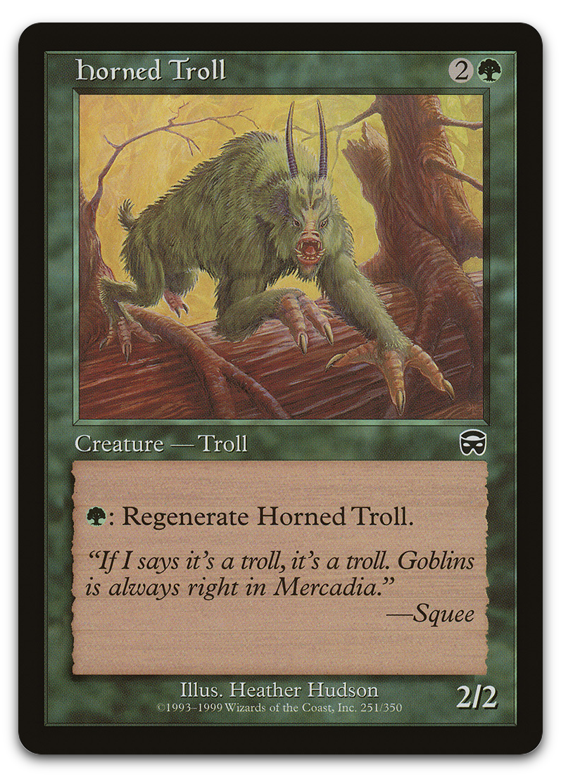 Horned Troll (Mercadian Masques)
