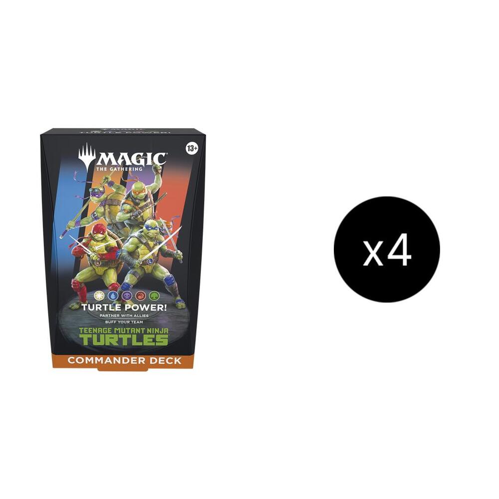 Teenage Mutant Ninja Turtles Commander Deck - Turtle Power! - CASE