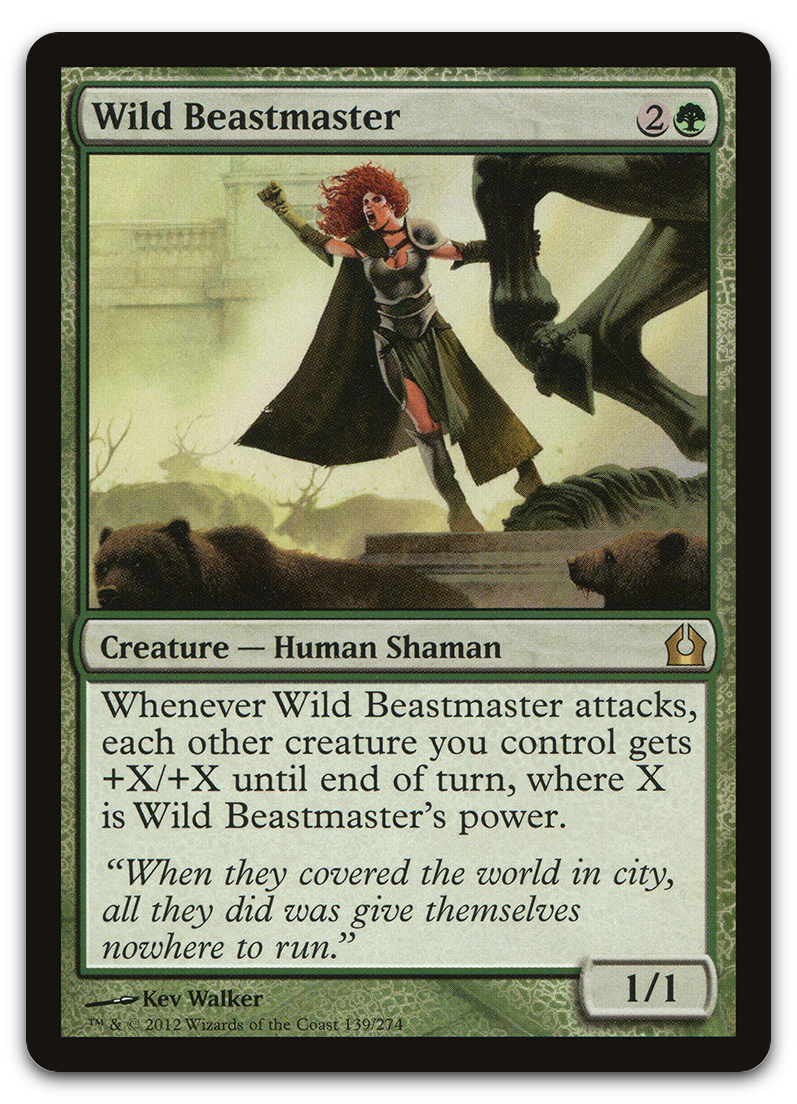 Wild Beastmaster (Return to Ravnica)