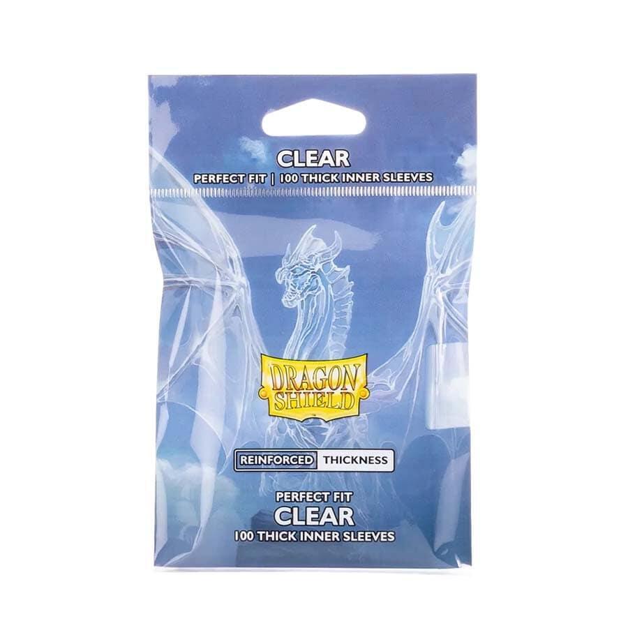 Dragon Shield Sleeves: Perfect Fit Standard- Thick Inner Sleeves- Clear (100 ct.)