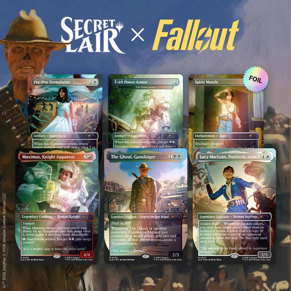 Secret lair x Fallout - Beyond Vault 33 (Traditional Foil Edition)