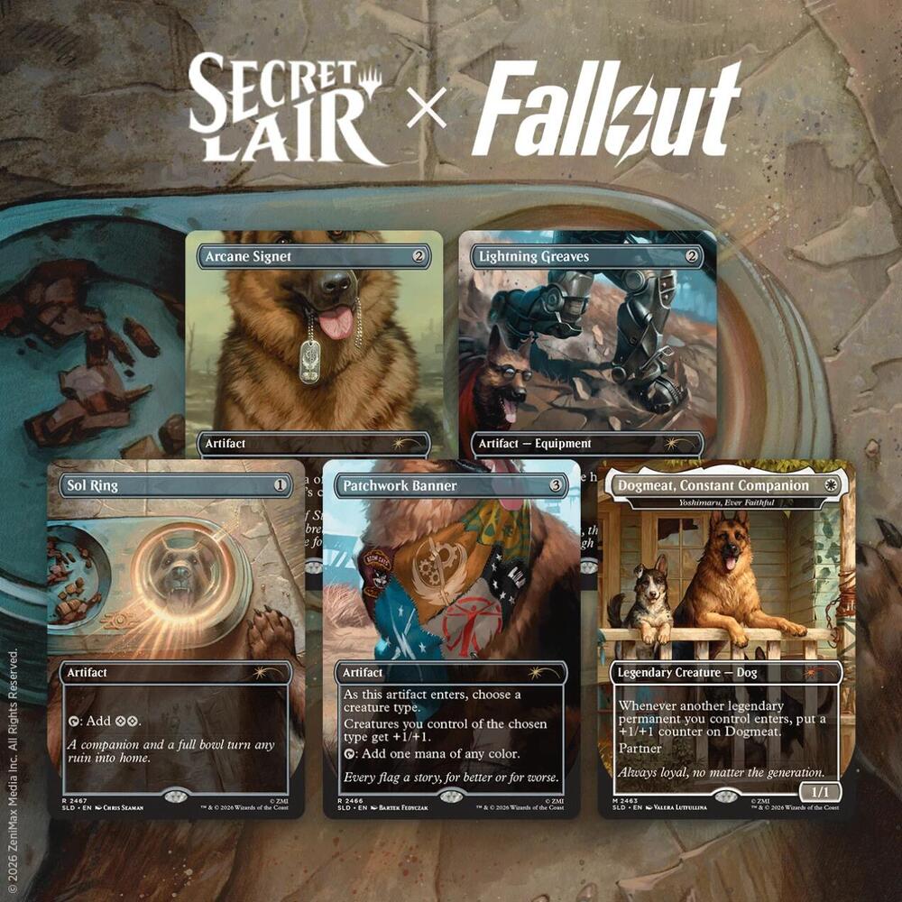 Secret Lair Drop: Secret Lair x Fallout: Greet the Dog - Non-Foil Edition - Secret Lair Drop Series (SLD)