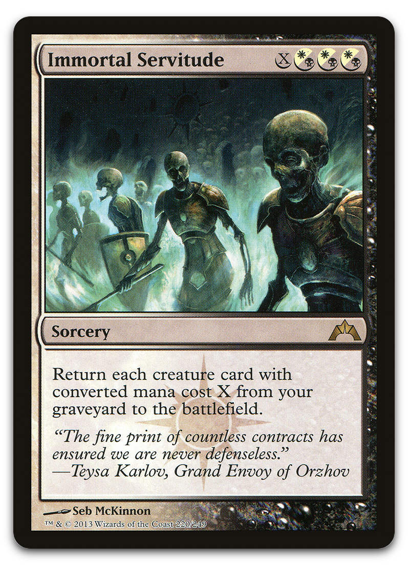 Immortal Servitude (Gatecrash)