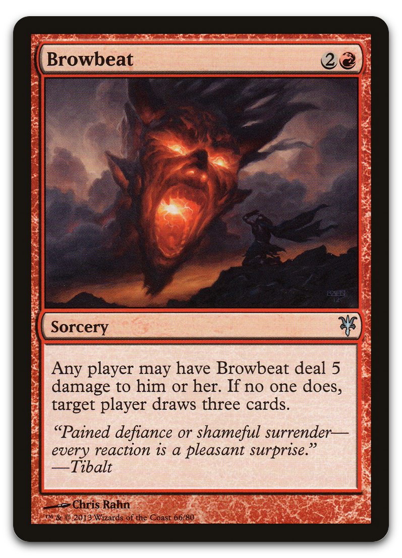 Browbeat (Duel Decks: Sorin vs. Tibalt)