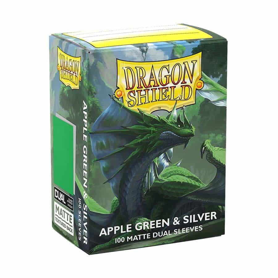 Dragon Shield Dual Matte : Apple Green / Silver