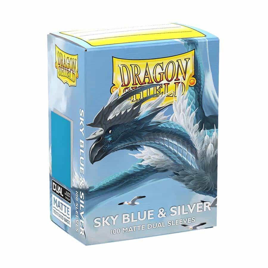 Dragon Shield Dual Matte : Sky Blue / Silver