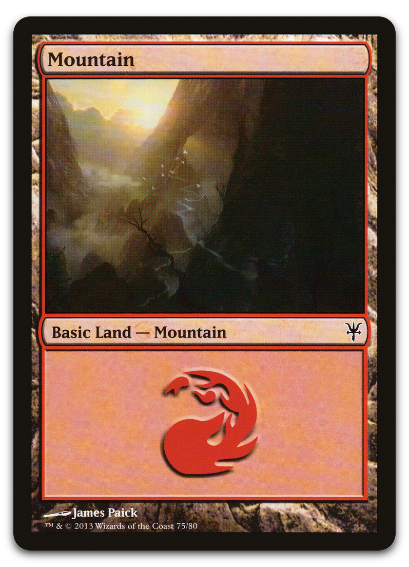 Mountain (75) (Duel Decks: Sorin vs. Tibalt)