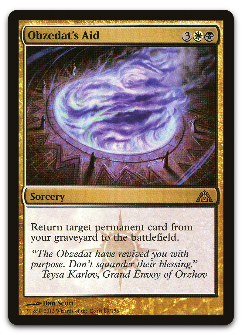 Obzedat's Aid (Dragon's Maze)