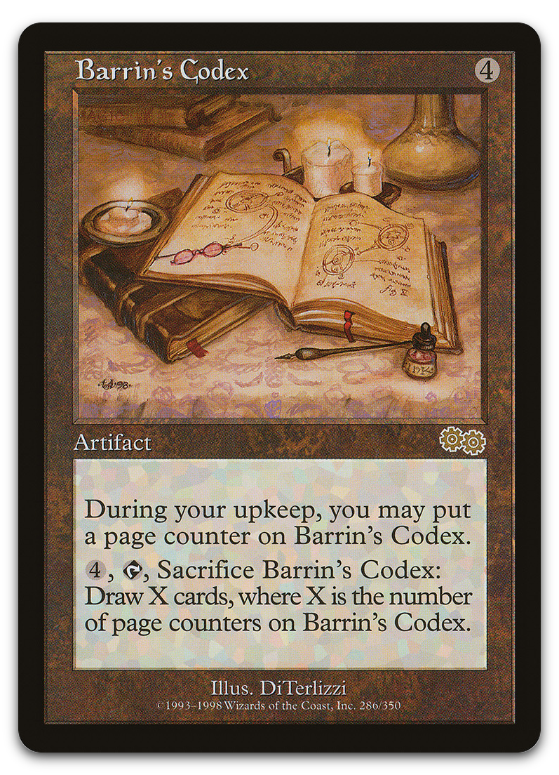 Barrin's Codex (Urza's Saga)
