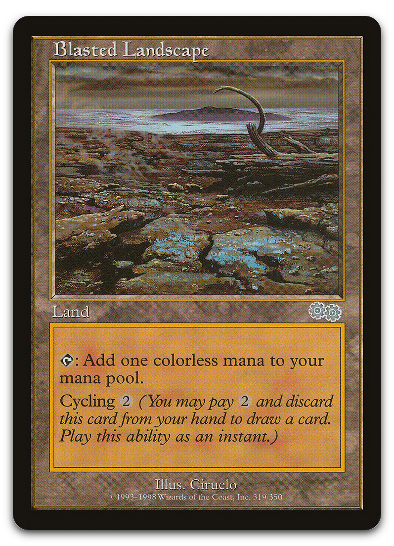 Blasted Landscape (Urza's Saga)