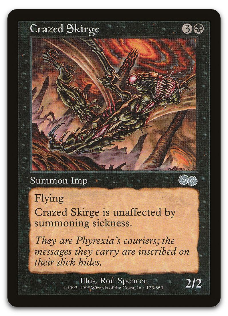 Crazed Skirge (Urza's Saga)