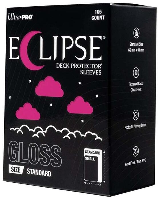 Ultra Pro Eclipse Standard Gloss Deck Protector Sleeves - Pink